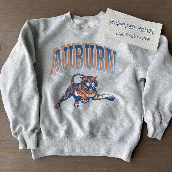 Tops - Vintage Auburn Tigers Sweatshirt, Retro 90s Auburn University Football Shirt Tee